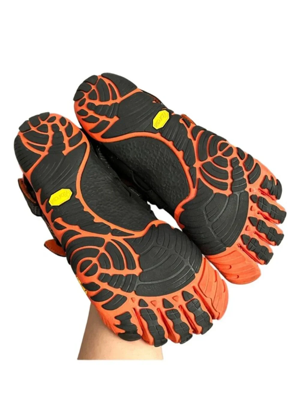 Vibram FiveFingers Black Orange Komodo Sport KMD Shoes - 40